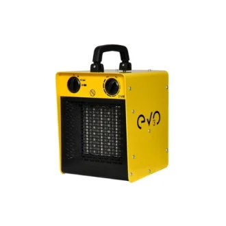 EvoTech EVO3 3kW fanlı elektrikli ısıtıcı, kompakt tasarımı ve yüksek ısıtma kapasitesiyle etkili bir ısıtma çözümü sunar; hızlı ısıtma, ayarlanabilir güç kademeleri ve fan özelliği ile güvenli ve taşınabilir ısıtıcı