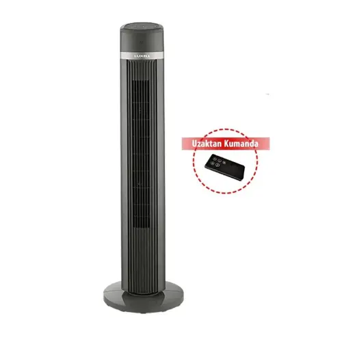 Luxel Lxf-260 G Kule Vantilatör - uzaktan kumanda ile kolay kullanım