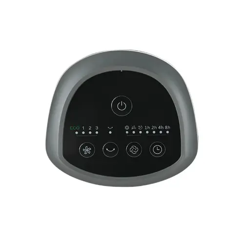 Luxel Lxf-260 G Kule Vantilatörün üstten görünümü - şık ve kompakt yapı