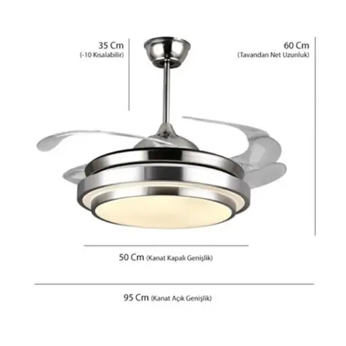 Vantilatör ölçüleri - ideal boyutlarda tavan vantilatörü